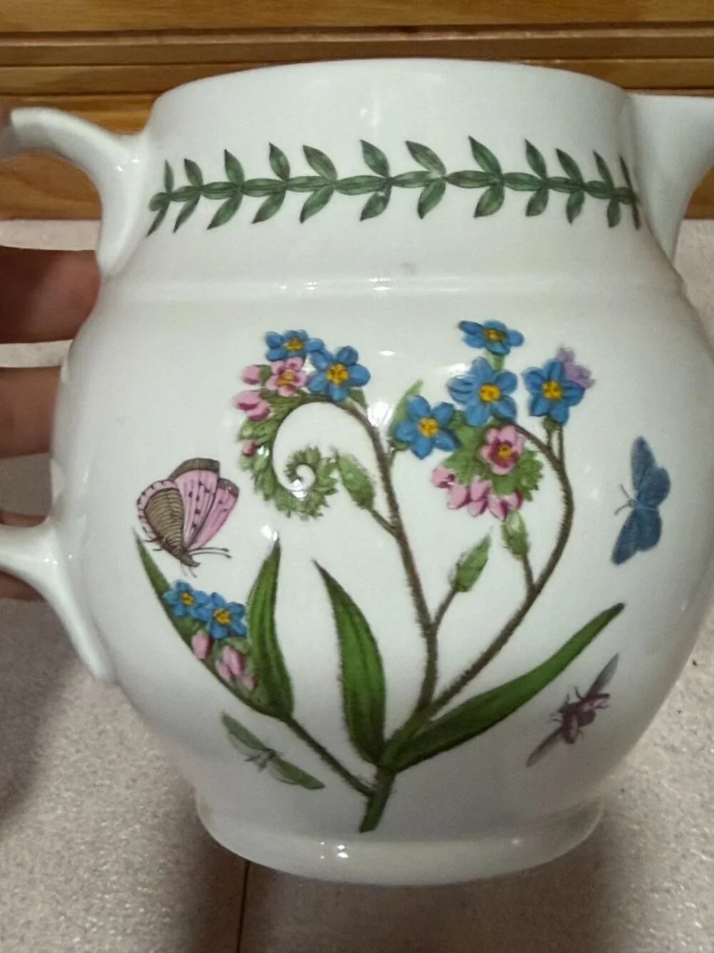 Vintage Portmeirion 16 oz Forget Me Not 5